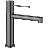 Смеситель для раковины Vincea Desire VBF-1D1GM Вороненая сталь