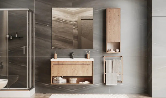 Зеркало Aquaton Альма 100 1A287902A3010 Серебристое