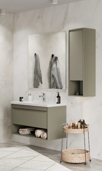 Зеркало Aquaton Альма 100 1A287902A3010 Серебристое