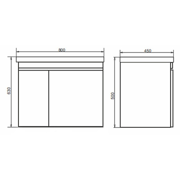 Тумба с раковиной Comforty Осло 80 00-00000836 подвесная Бетон светлый Тумба с раковиной Comforty Осло 80 00-00000836 подвесная Бетон светлый