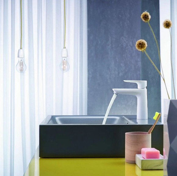 Смеситель для раковины Hansgrohe Talis E 71710700 Белый матовый