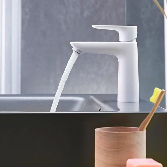 Смеситель для раковины Hansgrohe Talis E 71710700 Белый матовый