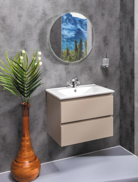 Тумба под раковину Boheme Armadi Art Capolda 65 849-065-LA подвесная Latte