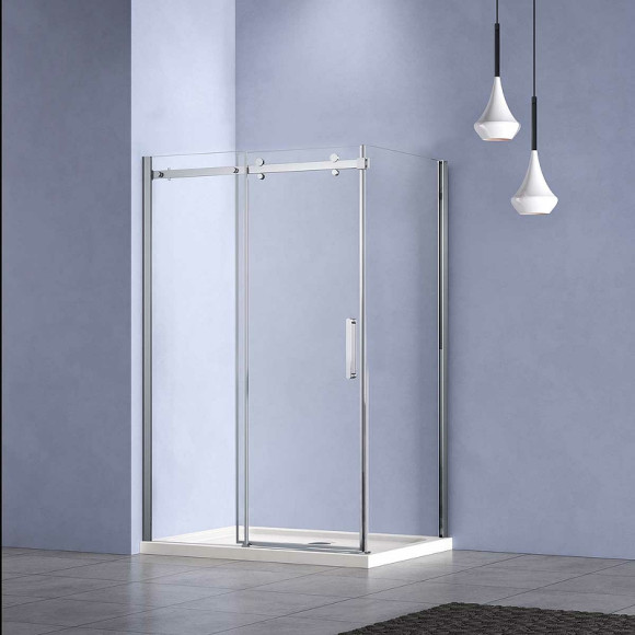 Душевой уголок Vincea Como-N 120x100 VSR-4CN1012CL профиль Хром стекло прозрачное