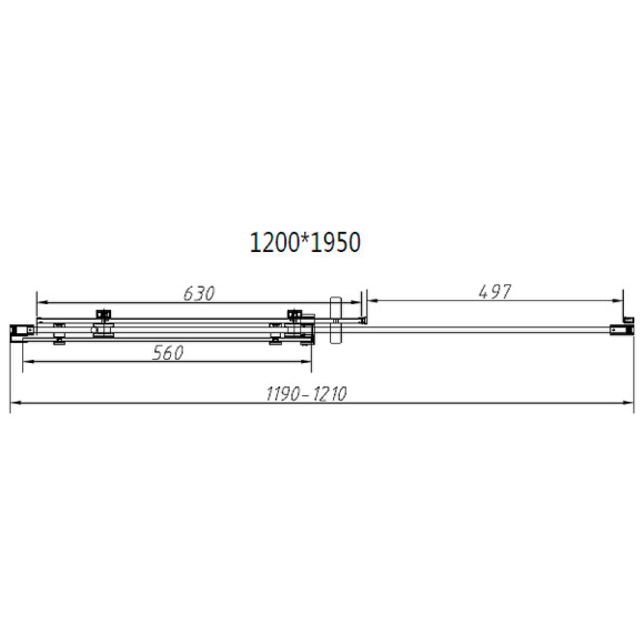 Душевой уголок Vincea Como-N 120x100 VSR-4CN1012CL профиль Хром стекло прозрачное