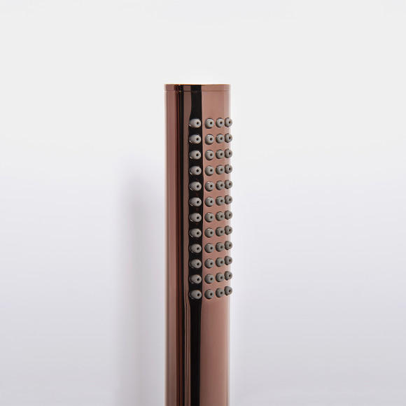 Душевая система WasserKRAFT Paar A18301 с термостатом Розовое золото