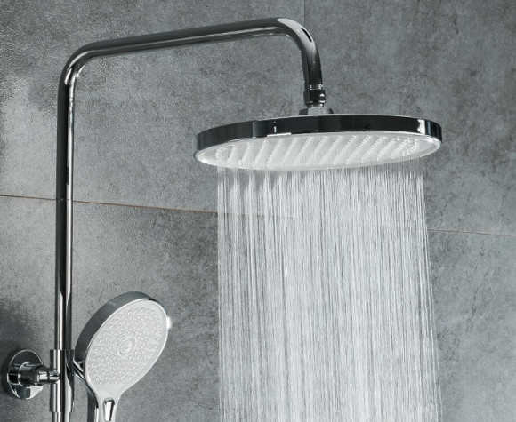 Душевая система Gappo G03-8 G2403-48 с термостатом Белая Хром
