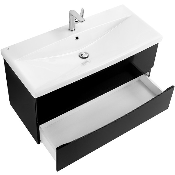 Тумба под раковину BelBagno Marino-Cer 80 MARINO-CER-800-2C-SO-NL-P подвесная Nero Lucido Тумба под раковину BelBagno Marino-Cer 80 MARINO-CER-800-2C-SO-NL-P подвесная Nero Lucido