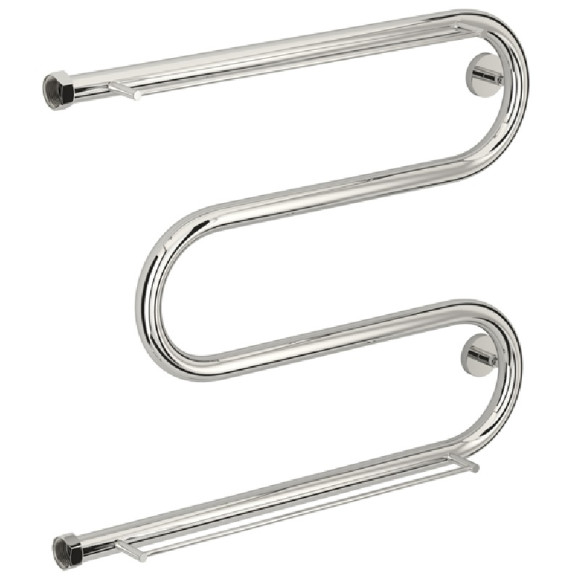 Водяной полотенцесушитель Сунержа М образный 500х650 2 полки Хром Водяной полотенцесушитель Сунержа М образный 500х650 2 полки Хром