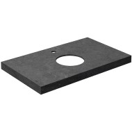 Столешница под раковину Kerama Marazzi Canaletto Роверелла 80 CN80.DL501320R Серая темная матовая