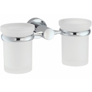 Стакан для зубных щеток WasserKRAFT Donau K-9428D двойной Хром Стакан для зубных щеток WasserKRAFT Donau K-9428D двойной Хром