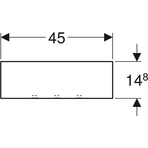 Полка Geberit Smyle Square 500.362.00.1 Белая