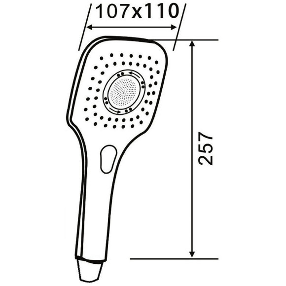 Ручной душ Orange O-Shower OS07 Хром