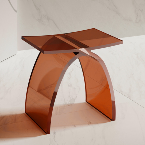 Стульчик для ванной Abber Kristall AT1739Opal Коричневый Стульчик для ванной Abber Kristall AT1739Opal Коричневый