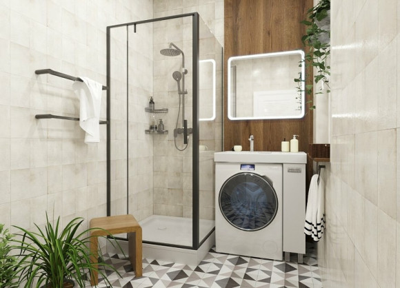 Тумба с раковиной Эстет Riga Luxe R 80 ФР-00009661 Белая