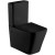 Унитаз компакт WeltWasser Gelbach 001 XL MT-BL 10000005776 Черный матовый с бачком и сиденьем Микролифт