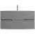 Тумба под раковину Jacob Delafon Nona 100 EB1889RU-442 подвесная Серый антрацит