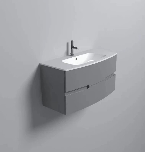 Тумба под раковину Jacob Delafon Nona 100 EB1889RU-442 подвесная Серый антрацит Тумба под раковину Jacob Delafon Nona 100 EB1889RU-442 подвесная Серый антрацит