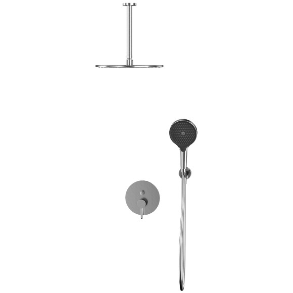 Душевая система Whitecross Y brushed nickel YSET12TOPNIB Брашированный никель Душевая система Whitecross Y brushed nickel YSET12TOPNIB Брашированный никель