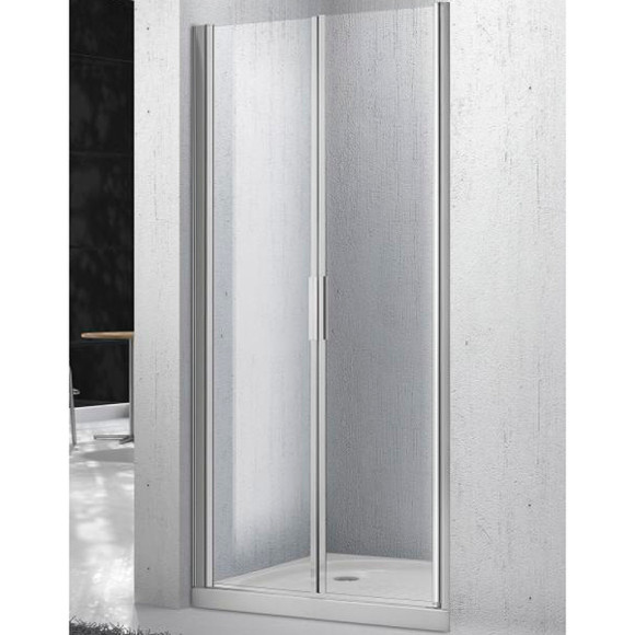 Душевая дверь BelBagno Sela 100 SELA-B-2-100-C-Cr профиль Хром стекло прозрачное