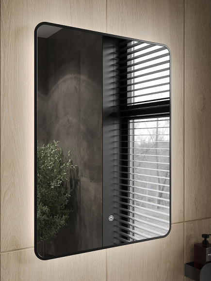 Зеркало Orange Black 60 BL-60ZE с подсветкой с сенсорным выключателем Зеркало Orange Black 60 BL-60ZE с подсветкой с сенсорным выключателем