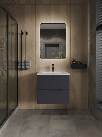 Зеркало Orange Black 60 BL-60ZE с подсветкой с сенсорным выключателем Зеркало Orange Black 60 BL-60ZE с подсветкой с сенсорным выключателем