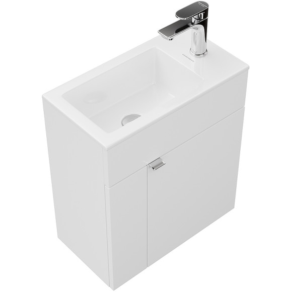 Тумба под раковину Kerama Marazzi Lato 50 LA.50\WHT подвесная Белая глянцевая Тумба под раковину Kerama Marazzi Lato 50 LA.50\WHT подвесная Белая глянцевая