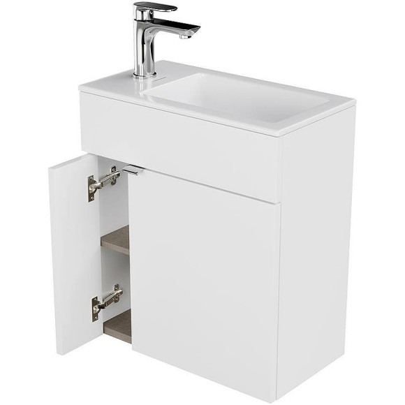 Тумба под раковину Kerama Marazzi Lato 50 LA.50\WHT подвесная Белая глянцевая Тумба под раковину Kerama Marazzi Lato 50 LA.50\WHT подвесная Белая глянцевая