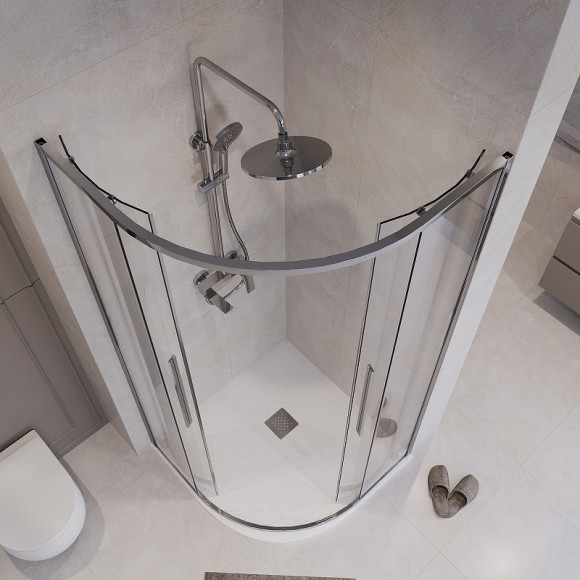 Душевой уголок Niagara Nova 90х90 NG-6626-34 профиль Хром стекло прозрачное Душевой уголок Niagara Nova 90х90 NG-6626-34 профиль Хром стекло прозрачное