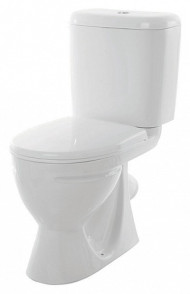 Унитаз-компакт Sanita Стандарт эконом WC.CC/Standart/1-P/WHT.G/S1 с бачком и сиденьем