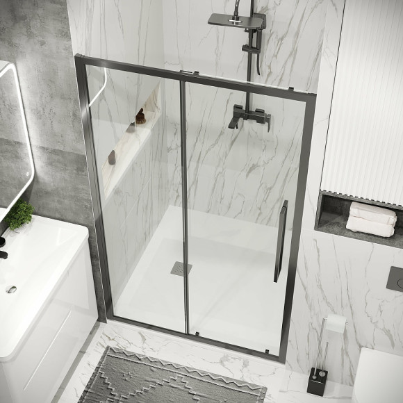 Душевая дверь Grossman Cosmo 120 100.K33.02.120.42.00 профиль Графит сатин стекло прозрачное Душевая дверь Grossman Cosmo 120 100.K33.02.120.42.00 профиль Графит сатин стекло прозрачное