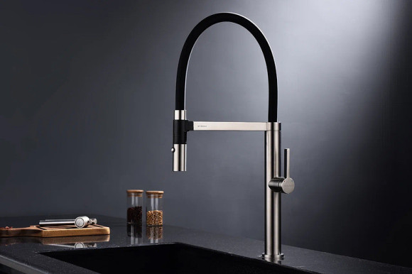 Смеситель для кухни Paulmark Leader Le214101-NI Никель