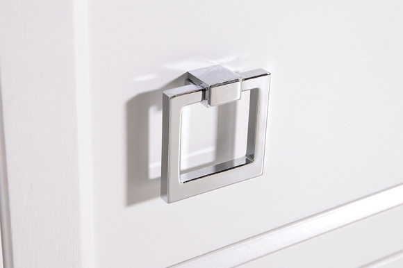 Тумба под раковину ASB-Woodline Рома 80П 10856 подвесная Белая Тумба под раковину ASB-Woodline Рома 80П 10856 подвесная Белая