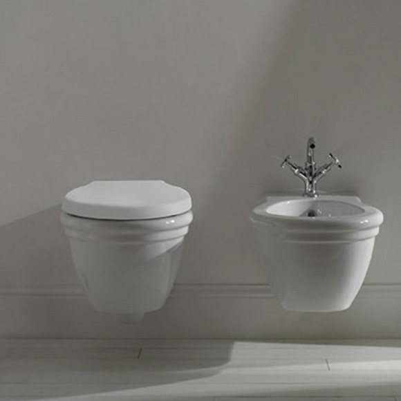 Унитаз Globo Paestum PAS03.BI подвесной без сиденья Унитаз Globo Paestum PAS03.BI подвесной без сиденья