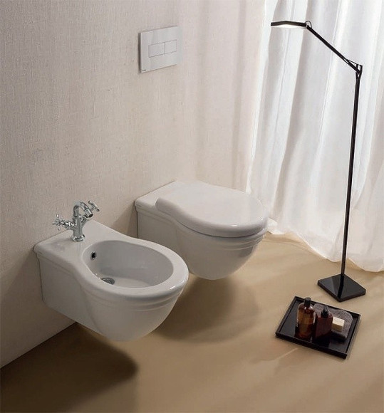 Унитаз Globo Paestum PAS03.BI подвесной без сиденья Унитаз Globo Paestum PAS03.BI подвесной без сиденья