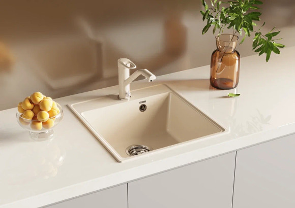 Кухонная мойка Ulgran Quartz Forte 460-04 Платина Кухонная мойка Ulgran Quartz Forte 460-04 Платина