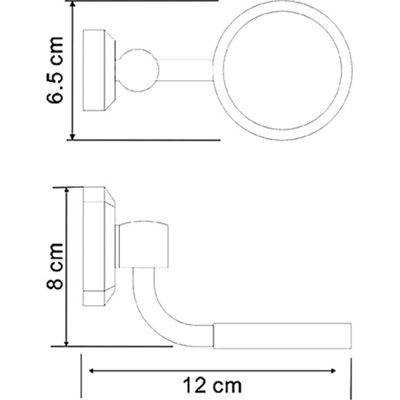 Держатель WasserKRAFT Oder K-C175 Хром