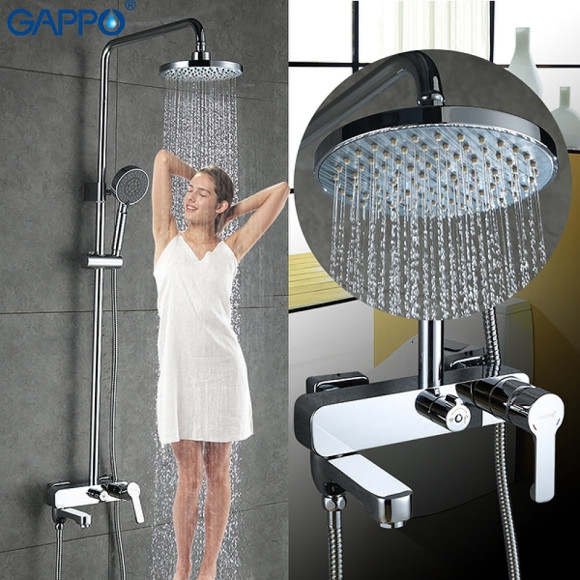 Душевая система Gappo G02-2 G2402 Хром Душевая система Gappo G02-2 G2402 Хром