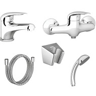 Комплект смесителей Ravak Suzan Set SN 70508019 Хром Комплект смесителей Ravak Suzan Set SN 70508019 Хром