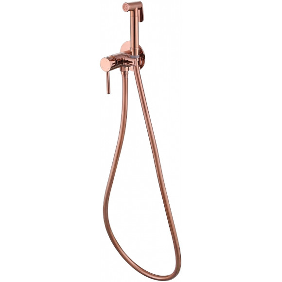 Гигиенический душ со смесителем Abber Wasser Kreis AF8125RG Розовое золото Гигиенический душ со смесителем Abber Wasser Kreis AF8125RG Розовое золото