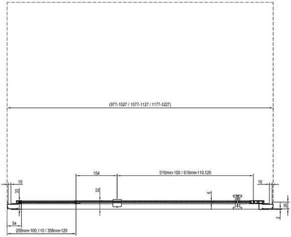 Душевая дверь Ravak Nexty NDOP2-120 03OG0C00Z1 профиль Хром стекло Transparent Душевая дверь Ravak Nexty NDOP2-120 03OG0C00Z1 профиль Хром стекло Transparent