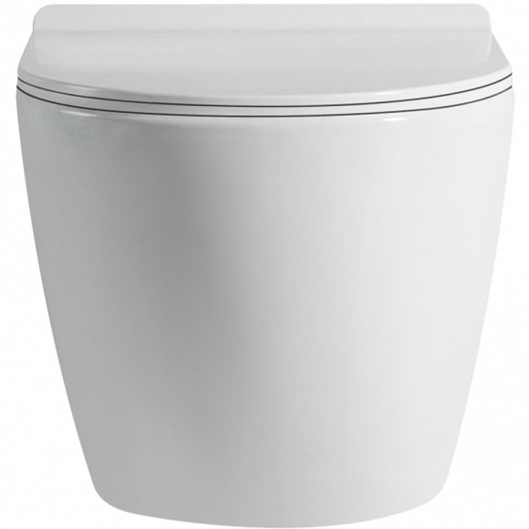 Унитаз Abber Bequem AC1105P подвесной с сиденьем Микролифт Унитаз Abber Bequem AC1105P подвесной с сиденьем Микролифт