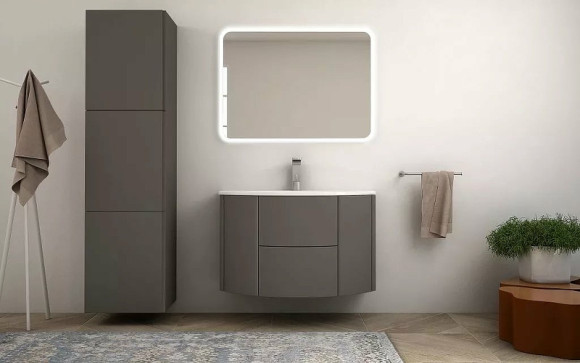 Тумба под раковину Cezares Eden 90 55069 подвесная Grigio talpa opaco