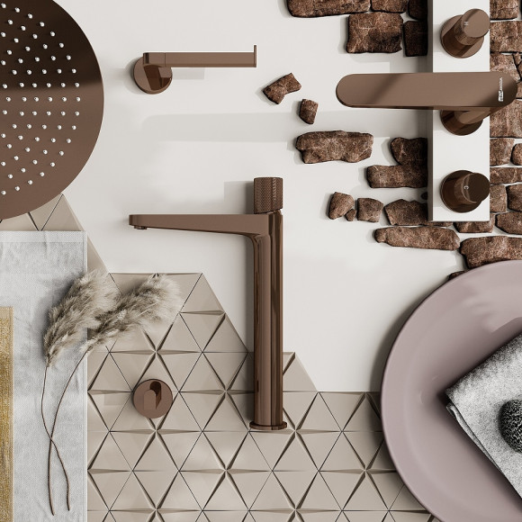 Верхний душ WasserKRAFT Asphe A330 Розовое золото Верхний душ WasserKRAFT Asphe A330 Розовое золото