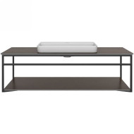 Консоль под раковину Kerama Marazzi Plaza Next 120 PL.N.120.02\BLK.M Черная матовая