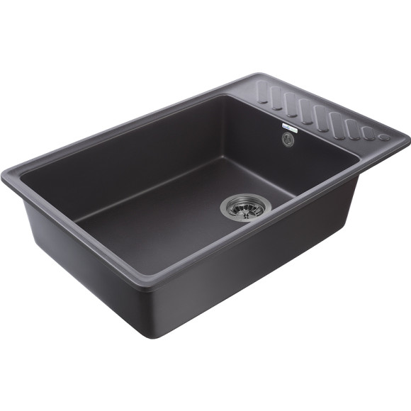 Кухонная мойка GranFest Quarz GF-ZL51 Черная Кухонная мойка GranFest Quarz GF-ZL51 Черная