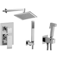 Душевая система Paffoni Elle KITZEL018CR/M с гигиеническим душем Хром