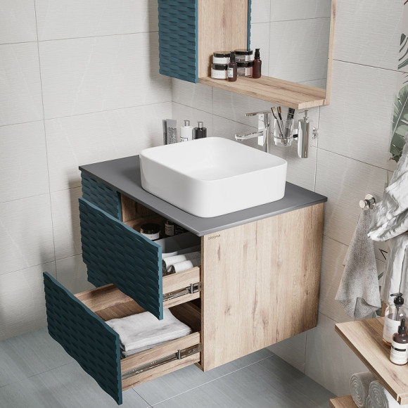 Тумба под раковину Grossman Альба 80 108012 подвесная Веллингтон Бриз Тумба под раковину Grossman Альба 80 108012 подвесная Веллингтон Бриз