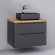 Тумба под раковину Jorno Wood 80 wood.01.80/P/GR подвесная Серая Тумба под раковину Jorno Wood 80 wood.01.80/P/GR подвесная Серая