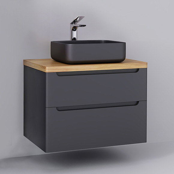 Тумба под раковину Jorno Wood 80 wood.01.80/P/GR подвесная Серая Тумба под раковину Jorno Wood 80 wood.01.80/P/GR подвесная Серая